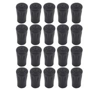 Walking Stick Protector 40pcs Trekking Pole Walk Stick Cane Climb Replacement Outdoor Camp Hike Protector Cap Tip Rubber for Crutches