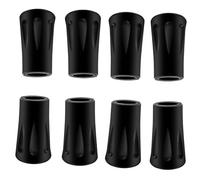 Walking Stick Rubber Ends, 8Pcs Walking Stick Tips Walking Pole Tips Fits Most Standard Walking Sticks Shock Absorbing(11mm Hole Diameter)