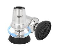 Walking Stick Rubber Ends, Non-Slip Stainless Steel Crutch Tips Replacement, Lightweight Universal Swivel Walking Stick Ferrules All Terrain Caps for Canes, Rollator, Walkers, Hiking Sticks