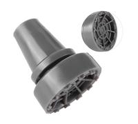 Walking Stick Rubber Ends, Replacement Cane Tip, Crutches Rubber Ends, 360°Rotating Crutch Cane Tips End Bottom Protector Accessory Replacement for Seniors, Walkers, and Hiking Poles