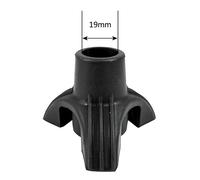 Walking Stick Rubber Tip - Aidapt Tri-Support Ferrule Cane Foot (16mm & 19mm)