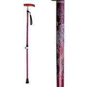 Walking Stick Walkers for Seniors DurableSticks Walking Stick with Wooden T Handle and Nonslip Rubber tip Adjustable Height Portable Crutch Auxiliary Mobility for Elderly rollator walke