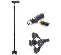 Walking Stick Walkers for Seniors Portable T Handle Walking Sticks Aluminum Alloy Trekking Hiking Poles Lightweight,Scalable Crutch Canes for and Elderly rollator walkerity Aid