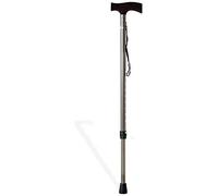 Walking Stick Walkers for Seniors Walking Stick Crutches Canes with Wooden Handle 9 Adjustable Height Levels for Men or Women and Elderly Mobility Cane rollator Walker, Durable Mobility Aid
