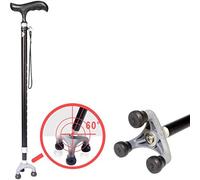 walking stick Walking Stick Lightweight Walking Canes with Ergonomic Handle Crutches 10 Adjustable Height Levels for Men or Women Disabled and Elderly Mobility Cane with 3 Legs Non-slip Rotate Base Ma