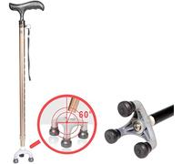 walking stick Walking Stick Lightweight Walking Canes with Ergonomic Handle Crutches 10 Adjustable Height Levels for Men or Women Disabled and Elderly Mobility Cane with 3 Legs Non-slip Rotate Base Ma