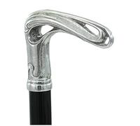 Walking stick with liberty derby handle for women and men, elegant, old-fashioned | Cavagnini handcrafted walking stick, vintage wood, made in Italy