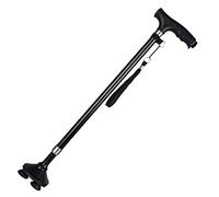 Walking Sticks for the Elderly, Crutches for The Elderly Four-Legged Non-Slip Telescopic for The Sturdy and Lightweight Aluminium Alloy with Light