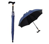 Walking Sticks Umbrella, Lightweight Portable Cane for Hiking, Trekking, Mountaineering - 2-In-1 Combination for Easy Carry and Use, Ideal for Outdoor Adventures