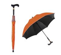 Walking Sticks Umbrella, Lightweight Portable Cane for Hiking, Trekking, Mountaineering - 2-In-1 Combination for Easy Carry and Use, Ideal for Outdoor Adventures