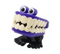 Walking Teeth Toy - Wind Up Chattering Prop, Funny Clockwork Feet, Small Gag Knickknack | Creatives Modern Design Joke Teeth Toy For Boys Girls Birthday Party Holiday Entertainment Gift