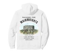 Walking the Wainwrights Scafell Pike Summit Cairn Pullover Hoodie