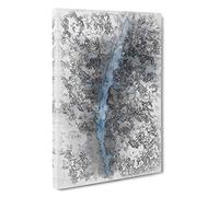 Walking Through the Forest Sketch Canvas Print | Gallery Wrapped 30mm Frame Wall Art | 30x20 inches | Ready to Hang | Modern Landscape Picture | Living Room Bedroom Lounge Office