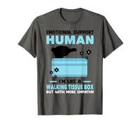 Walking Tissue Box Human Emotional Support Coworker T-Shirt