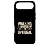 Walking Tomorrow Is Optional Gym Workout Quote Case for iPhone Air
