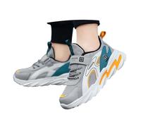 Walking Trainers Boys - Baby Trainers Lightweight Athletic Sneakers for Summer Breathable Mesh Running Shoes Comfort Fit (Orange 55 Big)