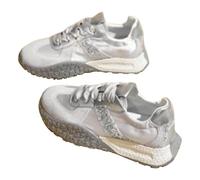 Walking Trainers Womens Comfy Womens Slip on Shoes | Knitted Textile Materials Park Run Morning Trainers Urban City Street Walk Shoes Lightweight Structure Items