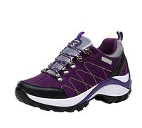 Walking Trainers Womens Slip On Walking Shoes with Elasticated Gussets and Pull Tabs Perfect for Pregnant Women or Those with Mobility Girls Trainers Purple