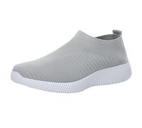 Walking Trainers Womens Walking Trainers with Cushioned Orthotic Sock Liner Moulds to Your Foot Over Time for Personalised Arch and Heel Womens Sport and Outdoor Shoes Grey