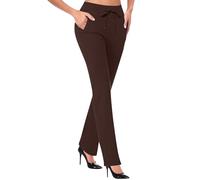 Walking Trousers Womens Womens Athletic Leggings Skiing Trousers Women Sports Leggings Ladies Side Stripe Outdoor Size 8 Coffee L