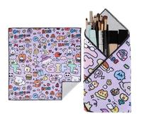 Walking Way Lens Protective Wrap Magic Self-Adhesive Pouch for Cameras Lenses and Electronic Scratch Resistant Versatile Compact Cloth with Strong Holding