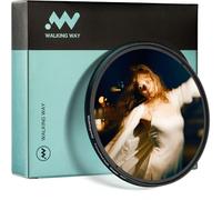 Walking Way Split Diopter Filter 77mm Creates Double Crescent Blur Effect | K9 Optical Glass Aluminum Frame Double Crescent Split Focus Clear Center with Artistic Blur