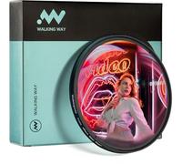 Walking Way Vortex Lens Filter 82mm Creates Circular Halo Effect | K9 Optical Glass Aluminum Frame Creates Sharp Center with Swirling Blur Background for Creative Photography