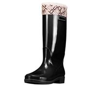 Walking Wellies Womens Rain Boots Gardening Shoes Women Mens Lined Boots Women's Spring Summer Autumn and Winter High Top Plus Velvet Cotton Removable and Washable Outdoor Fashion Work Fishing Car Was