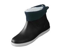 Walking Wellies Womens Waterproof Boots Garden Shoes Women Under Boots New Fashionable Version of The Adult Rain Shoes Men's Warm Rain Kitchen Fishing Car Wash Work Rubber Cover (Black,7)