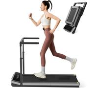 WalkingPad Folding Treadmill, 2 in 1 Walking Pad for Home Office with Handle, Under Desk Treadmill with Large Running Area with App & Remote Control
