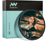WalkingWay 52mm Double-Sided Stretch Ghost Effect Prism Filter, K9 Optical Glass Rotatable Ghost Filter with Long Exposure Shutter Lag Effect