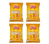 Walkkers Bugles Cheese 110g - Indulge In The Bold And Delicious Flavour Of Walkkers Cheese Flavoured Bugles - Pack of 4 x 110g