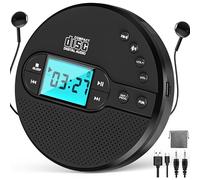 Walkman CD Player with Bluetooth FM Transmitter,Headphones,LCD Screen