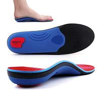Walkomfy Heavy Duty Support Pain Relief Orthotics - 210+ lbs Plantar Fasciitis High Arch Support Insoles for Men Women, Flat Feet Orthotic Insert, Work Boot Shoe Insole, Absorb Shock with Every Step