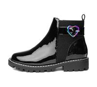 Walkright Liana Girls Black Patent Chelsea Boot - Size 2 UK - Black