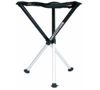 Walkstool - Comfort Model - Black and Silver - 3 Legged Folding Stool in Aluminium - Height 65 cm - Foldable Stool - Maximum Load 200 kg - Made in Sweden