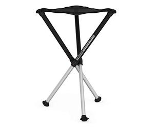 Walkstool - Comfort Model - 3 Legged Folding Stool in Aluminium - Foldable - 4 Selectable Models with the Fixed Seat Heights 45, 55, 65 and 75 cm, Load 200 to 250 kg - Made in Sweden