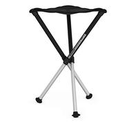 Walkstool - Comfort Model - Black and Silver - 3 Legged Folding Stool in Aluminium - Height 65 cm - Foldable Stool - Maximum Load 200 kg - Made in Sweden