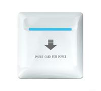 Wall Access Control Switch 13 56MHz Frequency for Hotels, Promoting Energy Savings and Sustainable Practices (White)