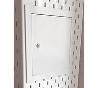 Wall Access Panel Hatch Hole for Bathroom Shower Valve, Utility Inspection Inspection Cover with Door And Lock, Electrical Box Decorative Plate(17x17cm/6.8x6.8in)