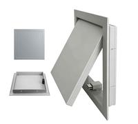 Wall Access Panel Inspection Hatch Push to Open 200x200mm 300x300mm Access Panel Paintable，Flush Fit Access Door, Drywall Walls Ceilings Service Cover Electrical Plumbing HVAC(Gray,700x800mm)