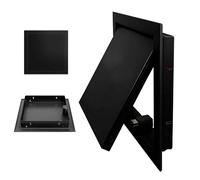 Wall Access Panel Inspection Hatch Push to Open 200x200mm 300x300mm Access Panel Paintable，Flush Fit Access Door, Drywall Walls Ceilings Service Cover Electrical Plumbing HVAC(Black,450x500mm)