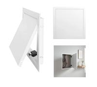 Wall Access Panel Removable Plumbing Inspection Hatch for Drywall Ceiling Cover Plate Aluminum Metal Crawl Access Door for Electrical HVAC Inspection White 13x18cm 15x15cm 20x30cm 53x61cm(36x58cm)