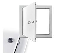 Wall Access PanelCustom Locking Attic Door Hatch Cover with Key for Electrical & Plumbing Inspections Durable Service Access Solution