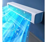 Wall Air Conditioner no Window Needed Air Conditioner Portable Small Wireless 3 Gears Long Air Outlet with Remote Control Room Cooler for Room Bedroom Office(White)