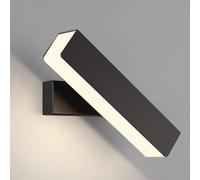 Wall Aluminum Led Wall Mounted Creative 350°Rotatable Wall Lamp Indoor Rectangle Wall Lantern Lamp for Living Room Bedroom/Warm/30Cm