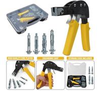 Wall Anchor Setting Tool Riveter Gun Hollow Cavity Plasterboard Fixing M4 & M5