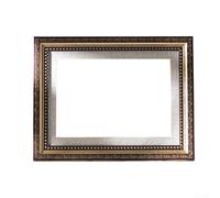 Wall and Table Retro Photo Frame for A4 Size Photos, Featuring Strong Wooden Backboard and Plastic Shell, Vintage Style Suitable for Various Settings (gold)