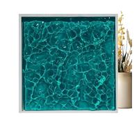 Wall Art, Acrylic Sea Wave, Framed Poster Painting, Living Room Decor, Modern Abstract Artwork, Home Office Decoration, Stylish Wall Display for Study, Hallway, and Cafe