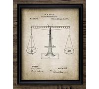 Wall Art Attorney Lady Justice Law Patent Posters And Prints Scales Of Justice Lawyer Gift Art Canvas Painting Lawyer Office Wall Decor Posters And Prints Wall Décor - 50X70Cm
